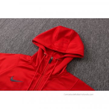 Chaqueta con Capucha del Atletico Madrid 2021-2022 Rojo
