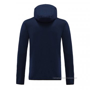 Chaqueta con Capucha del Barcelona 2022-2023 Azul