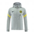Chaqueta con Capucha del Chelsea 2021-2022 Gris