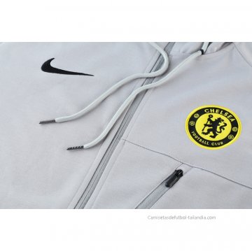Chaqueta con Capucha del Chelsea 2021-2022 Gris