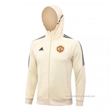 Chaqueta con Capucha del Manchester United 2023-2024 Amarillo Chaqueta con Capucha del Manchester United 2023-2024 Amarillo