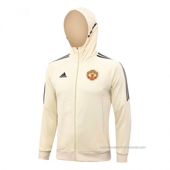 Chaqueta con Capucha del Manchester United 2023-2024 Amarillo - Haga un click en la imagen para cerrar