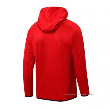 Chaqueta con Capucha del Paris Saint-Germain Jordan 2022-2023 Rojo