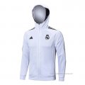 Chaqueta con Capucha del Real Madrid 2022-2023 Blanco