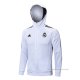 Chaqueta con Capucha del Real Madrid 2022-2023 Blanco