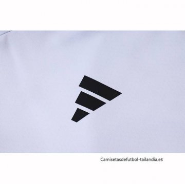 Chaqueta con Capucha del Real Madrid 2025-2026 Blanco