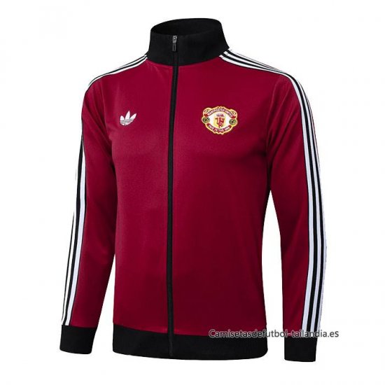 Chaqueta del Manchester United 2024-2025 Rojo Oscuro - Haga un click en la imagen para cerrar