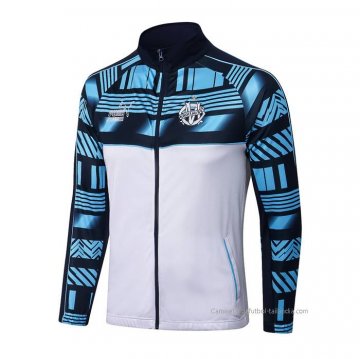 Chaqueta del Olympique Marsella 2022-2023 Azul y Blanco Chaqueta del Olympique Marsella 2022-2023 Azul y Blanco