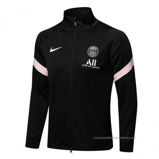 Chaqueta del Paris Saint-Germain 2021-2022 Negro - Haga un click en la imagen para cerrar