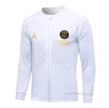 Chaqueta del Paris Saint-Germain Jordan 2023-2024 Blanco Chaqueta del Paris Saint-Germain Jordan 2023-2024 Blanco