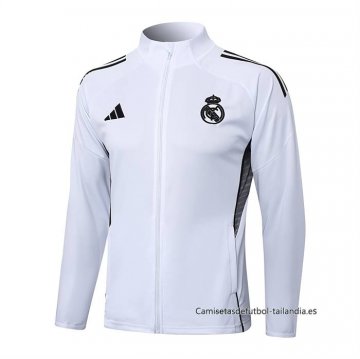 Chaqueta del Real Madrid 2025-2026 Blanco Chaqueta del Real Madrid 2025-2026 Blanco