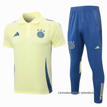 Conjunto Polo del Ajax 2024-2025 Amarillo Conjunto Polo del Ajax 2024-2025 Amarillo