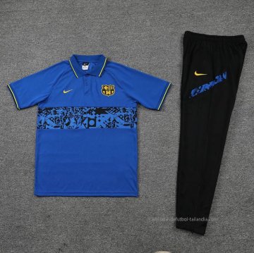 Conjunto Polo del Barcelona 2022-2023 Azul