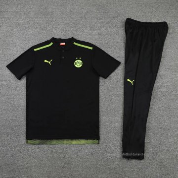 Conjunto Polo del Borussia Dortmund 2022-2023 Negro