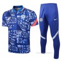 Conjunto Polo del Chelsea 2021-2022 Azul