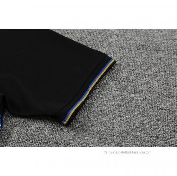 Conjunto Polo del Inter Milan 2022-2023 Negro y Azul