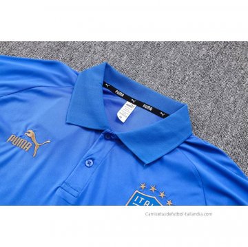 Conjunto Polo del Italia 2023-2024 Azul