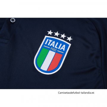 Conjunto Polo del Italia 2024-2025 Azul