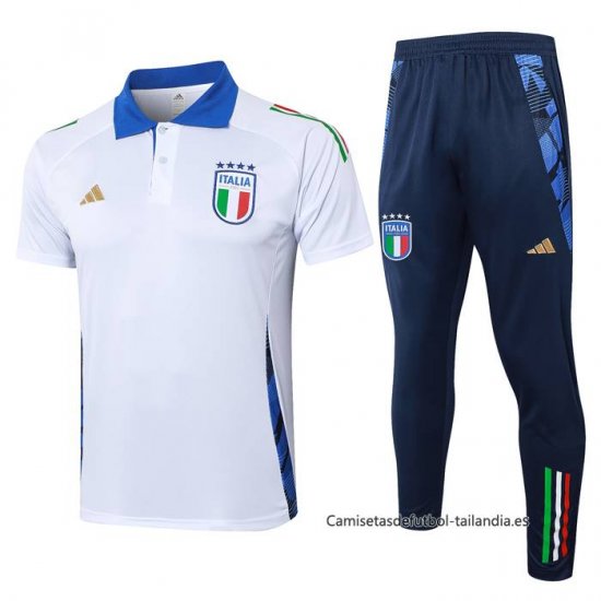 Conjunto Polo del Italia 2024-2025 Blanco - Haga un click en la imagen para cerrar