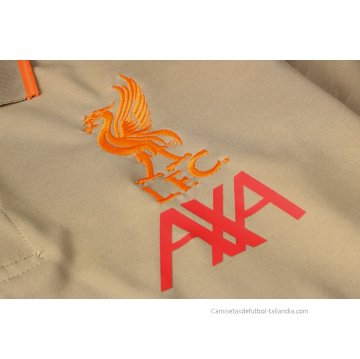Conjunto Polo del Liverpool 2021-2022 Amarillo