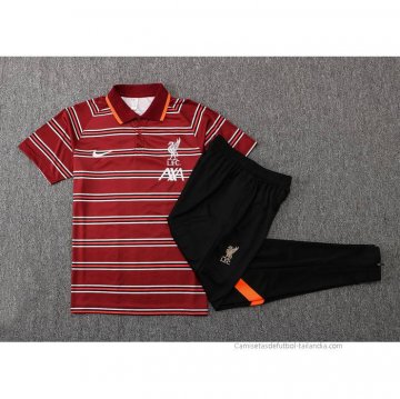 Conjunto Polo del Liverpool 2022-2023 Rojo