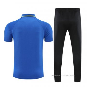 Conjunto Polo del Manchester United 2022-2023 Azul