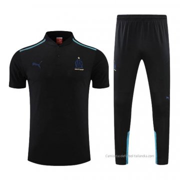 Conjunto Polo del Olympique Marsella 2022-2023 Negro Conjunto Polo del Olympique Marsella 2022-2023 Negro