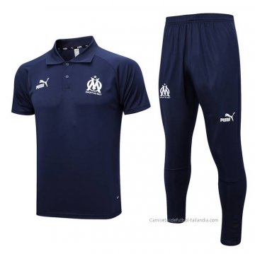 Conjunto Polo del Olympique Marsella 2023-2024 Azul Oscuro Conjunto Polo del Olympique Marsella 2023-2024 Azul Oscuro