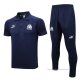 Conjunto Polo del Olympique Marsella 2023-2024 Azul Oscuro