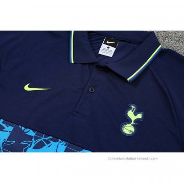 Conjunto Polo del Tottenham Hotspur 2022-2023 Azul Oscuro