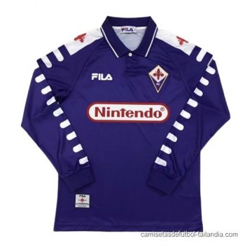 1ª Camiseta Fiorentina Manga Larga Retro 1998-1999 1ª Camiseta Fiorentina Manga Larga Retro 1998-1999