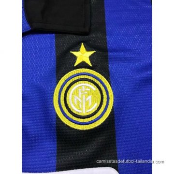 1ª Camiseta Inter Milan Manga Larga Retro 1998