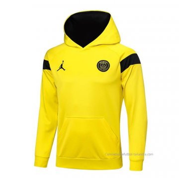 Sudadera con Capucha del Paris Saint-Germain Jordan 2023-2024 Amarillo Sudadera con Capucha del Paris Saint-Germain Jordan 2023-2024 Amarillo