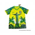 Tailandia Camiseta Brasil Jesus 2025-2026 Amarillo Verde