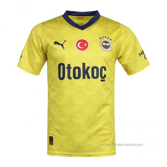 Tailandia 2ª Camiseta Fenerbahce 2023-2024 - Haga un click en la imagen para cerrar