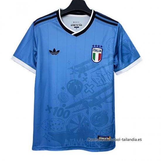 Tailandia Camiseta Italia Special 2025 Azul - Haga un click en la imagen para cerrar