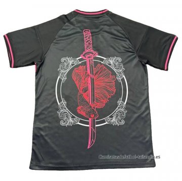 Tailandia Camiseta Japon Dragon 2024-2025 Negro y Rosa
