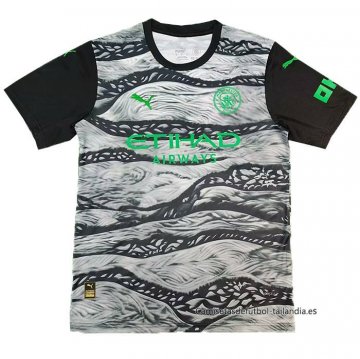 Tailandia Camiseta Manchester City Special 2024-2025 Negro y Blanco Tailandia Camiseta Manchester City Special 2024-2025 Negro y Blanco