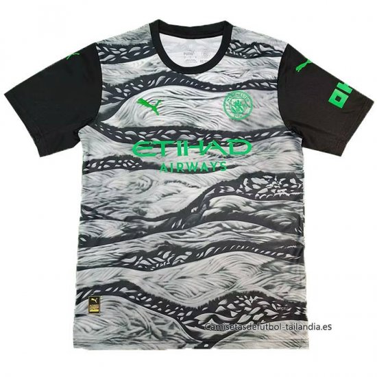 Tailandia Camiseta Manchester City Special 2024-2025 Negro y Blanco - Haga un click en la imagen para cerrar