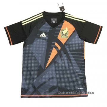 Tailandia Camiseta Mexico Portero 2024 Negro Tailandia Camiseta Mexico Portero 2024 Negro
