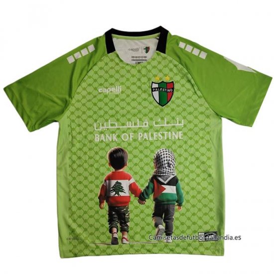 Tailandia Camiseta Palestino Deportivo Special 2025 Verde - Haga un click en la imagen para cerrar