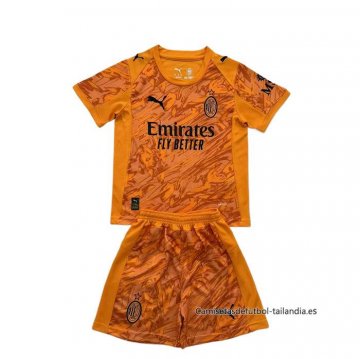 Camiseta AC Milan Portero Nino 2025-2026 Naranja