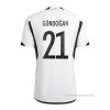 1ª Camiseta Alemania Jugador Gundogan 2022