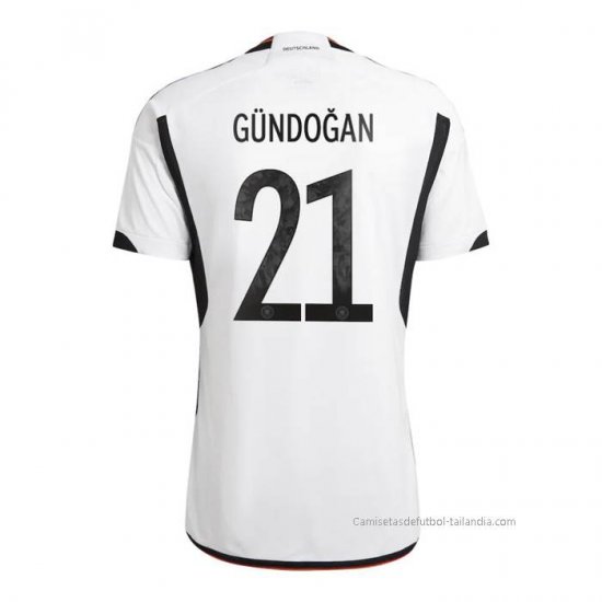 1ª Camiseta Alemania Jugador Gundogan 2022 - Haga un click en la imagen para cerrar
