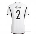1ª Camiseta Alemania Jugador Rudiger 2022