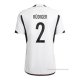 1ª Camiseta Alemania Jugador Rudiger 2022