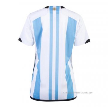 1ª Camiseta Argentina 3 Estrellas Mujer 2022