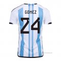 1ª Camiseta Argentina Jugador Gomez 2022
