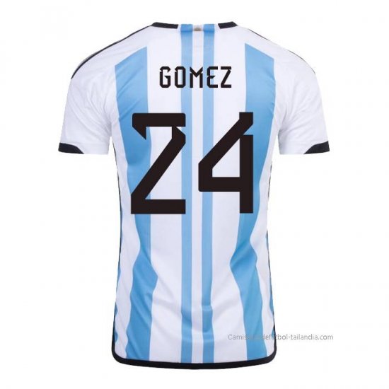 1ª Camiseta Argentina Jugador Gomez 2022 - Haga un click en la imagen para cerrar