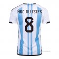 1ª Camiseta Argentina Jugador Mac Allister 2022